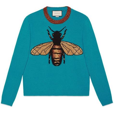 embroidered bumblebee gucci sweater|gucci jumper women's.